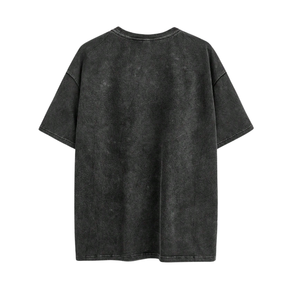 เสื้อยืดโอเวอร์ไซส์ลายกราฟิกสีดำ 100% ผ้าฝ้าย ทรงหลวม คอกลม แขนสั้น สไตล์ลำลอง สตรีทแวร์ พิมพ์ลายการ์ตูน ขายส่ง - Product Image 2