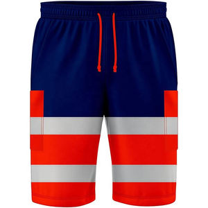 Shorts de travail décontractés pour hommes, tactiques, extensibles, cargo, taille élastique, multi-poches, pour l'extérieur, séchage rapide, légers - Product Image 1