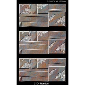 Kajaria กระเบื้องผนังดิจิตอลเซรามิกสำหรับห้องนั่งเล่น, ขนาด300X600มม. 30x60ซม. 12X24ซม. ดูความสูงภายนอกบ้าน - Product Image 5