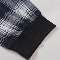 Pijama de franela supersuave de algodón 100%, pantalones transpirables a cuadros para correr, pantalones de salón con bolsillos, ropa de dormir de talla grande para hombre
