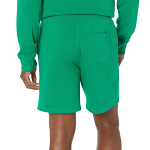 Shorts de sport pour hommes en coton et polyester, modèles personnalisés, taille élastique, couleur unie - Product Image 4