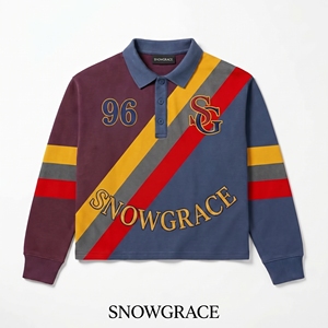 เสื้อเชิ้ตโพลีเอสเตอร์ระบายอากาศได้ดี แขนยาว ลายทาง คอปกพับได้ ทรงปกติ ยูนิเซ็กส์ สำหรับทุกฤดูกาล - Product Image 1