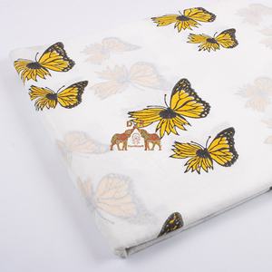 Premium Quality Hot Selling Multicolor Butterfly Printed Cotton Fabric <b>for</b> Garments, Curtains, Cushion Cover - Product Image 4