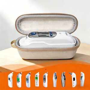 Étui de rangement rigide en EVA personnalisé pour <span class=keywords><strong>thermomètre</strong></span> auriculaire <span class=keywords><strong>Braun</strong></span> IRT6520 IRT6500, sac de voyage antichoc et protecteur - Product Image 2