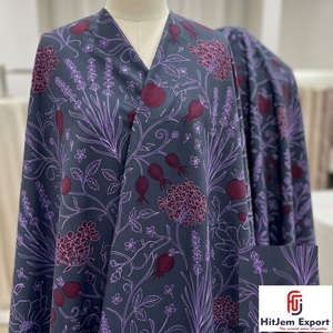 Fabricant personnalisé de tissus imprimés numériquement en polyester tendance pour vêtements de mode et confections haut de gamme - Product Image 2