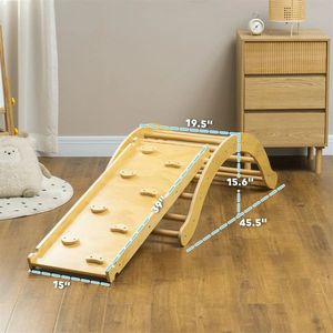 4 in 1 Indoor Toddler Climbing Toy Set Arch Climber Play Structure - Product Image 6