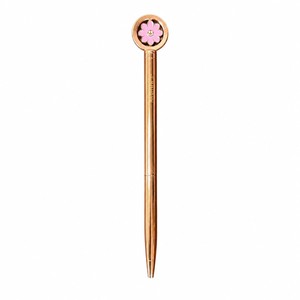 Stylo à bille rotatif en métal Blossom |   Or rose, argent, or |   Image de haute qualité |   Stylo à recharge D1 remplaçable, stylo cadeau - Product Image 1