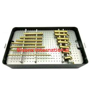 BISONS - Kit de Retractores Tubulares Quirúrgicos Manuales de Acero Inoxidable para Cirugía de Columna Vertebral, 33 Piezas |   Conjunto de Instrumentos Ortopédicos - Product Image 1