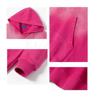 Vêtements décontractés, sweats à capuche personnalisés, sweats à capuche en tissu délavé, sweats à capuche en tissu délavé de haute qualité pour adultes - Product Image 2