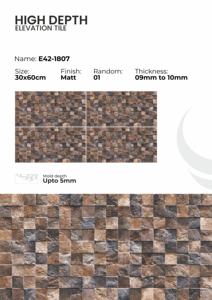 Azulejos de Porcelana Modernos de 300x600 mm con Acabado Mate, Azulejos de Cerámica Premium para Paredes y Pisos de Baños, Cocinas, Salas de Estar y Dormitorios - Product Image 2