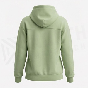 <b>Drop</b>-shoulder Winter Women's Customized Color Hoodies Custom Logo Front Position Wholesale High Quality Cotton Fleece - Product Image 2