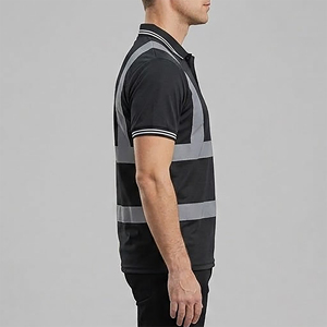 เสื้อยืดโพลีเอสเตอร์สะท้อนแสงคุณภาพสูงสั่งทำพิเศษเพื่อความปลอดภัย ทรงหลวม น้ำหนักเบา - Product Image 2