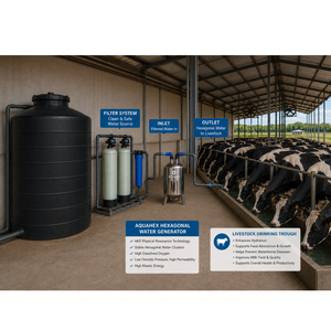 Système de conditionnement de l'eau potable pour bétail AquaHex en acier inoxydable 316L pour les exploitations agricoles modernes - Product Image 4