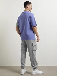 Conjunto Deportivo de 2 Piezas al por Mayor, Chándal Vintage de Poliéster con Lavado Ácido para Hombre, Sudadera y Pantalones Deportivos - Product Image 2