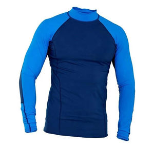 Camiseta de Protección Solar para Hombre, Personalizada, Impermeable, Transpirable, de Secado Rápido, Ajustada, Compresiva, de Alta Calidad, en Spandex/Nailon - Product Image 3