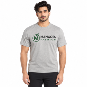 T-shirt uni 240 GSM en jersey de polyester tricoté, logo sérigraphié, coupe ample, manches courtes, décontracté, premium, écologique - Product Image 3