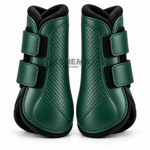 Botas ligeras para cepillado de caballos con forro acolchado, cierres seguros y soporte flexible para un uso ecuestre diario cómodo. - Product Image 1