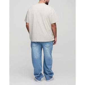 Camisetas Personalizables Transpirables para Hombre, Cuello Redondo, 100% Algodón, Corte Holgado, Últimos Modelos 2026, Precios al por Mayor - Product Image 4