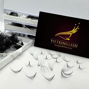 ขนตาปลอมสำเร็จรูปจากซัพพลายเออร์ ขนสังเคราะห์ ทำมือ 10D CC/DD/M/L Curl Mega Natural ยาว เรียว สีดำด้าน - Product Image 4