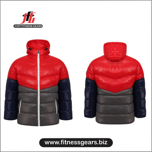 Veste à bulles unisexe à capuche coupe-vent rembourrée de duvet, prix de gros, best-seller, vente chaude pour l'hiver - Product Image 3
