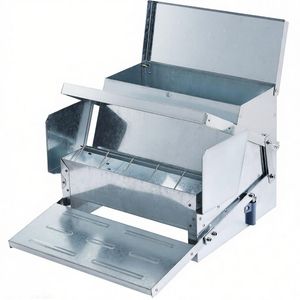 Mangiatoia Automatica per Polli in Acciaio Inox e Plastica con PVC PP HDPE Nuova e Usata Mangiatoie per Animali - Product Image 3