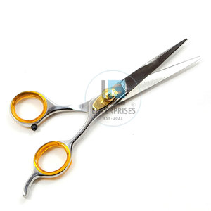 Ciseaux de barbier en acier inoxydable de qualité supérieure - Ciseaux durables, réutilisables et éco-responsables pour droitiers - Product Image 3