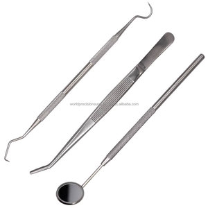 ชุดเครื่องมือทันตกรรม WORLD PRECISION SURGICAL WPS-DK-01 - ด้ามจับตามหลักสรีรศาสตร์ ได้รับการรับรองมาตรฐาน CE ประกอบด้วยกระจกตรวจฟันและคีมสำหรับงานช่องปาก - Product Image 6