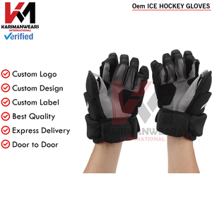 Gants de hockey sur glace personnalisés, gants de hockey à poignet réglable pour l'entraînement et les matchs, équipement de protection OEM - Product Image 3