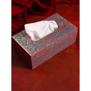 Porte-serviettes rectangulaire en MDF écologique de qualité supérieure 106 avec finition durable pour anneaux de serviettes - Product Image 2