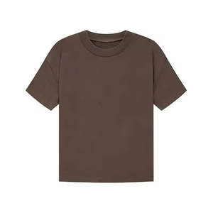 Camiseta 100% algodón para hombre, corte holgado, estampada, de alta calidad, estilo moderno de verano, camiseta de color sólido, corte regular para hombre - Product Image 4