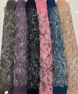 Tela de red suave de alta calidad, material elegante de diseñador, ideal para vestidos de novia, saris, lehengas, vestidos y prendas de alta costura. - Product Image 4