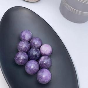 Chakralume Natural Lepidolite Sphere <b>Crystal</b> <b>Ball</b> Traditional Purple Healing Stone Reiki Meditation Love Energy Feng Shui Decor - Product Image 2