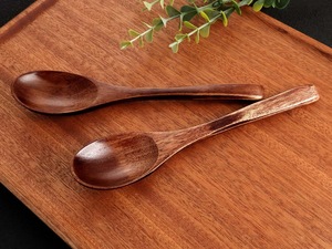 Wooden Natural 6-Piece Gold Plated <b>Mirror</b> Polish Eco-Friendly Dishwasher Safe Spoon Set High Quality - Product Image 5