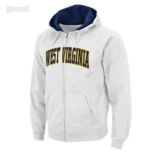 Sudadera con capucha de sarga y cremallera completa, con Logo de la marca Colosseum Arca, de norte, de color negro - Product Image 2