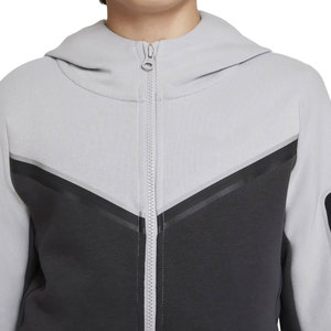 Premium <b>Boys</b> Zip <b>Up</b> Hoodie Tech Fleece Style Sportswear Kids Color Block Hooded Jacket Casual Sweatshirt Youth Streetwear Top - Product Image 2
