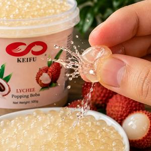 KEIFU 3.2kg Bottle Passion Fruit Popping <b>Boba</b> Pearl Juice Ball Instant Bursting Ready-to-Eat 12-Month Shelf Life <b>Bubble</b> Tea - Product Image 2