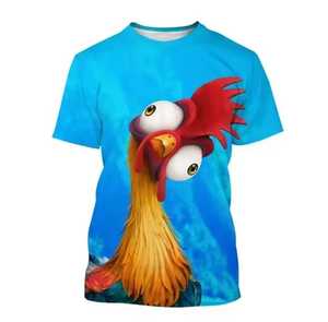 เสื้อยืดผู้ชายลายการ์ตูน แขนสั้น คอกลม ทรงปกติ ระบายอากาศได้ดี ผ้าถัก ดีไซน์ลำลอง โลโก้ด้านหน้า - Product Image 3