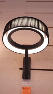 Lámpara de pared LED moderna de 10W – Estructura metálica con pantalla de tela - Product Image 6