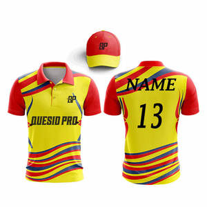 Conjuntos de Pantalones y Camisetas de Cricket Personalizados por Sublimación, Uniformes Deportivos de Polo para Hombre, Uniformes de Cricket Personalizados con Nombre para Adultos - Product Image 2