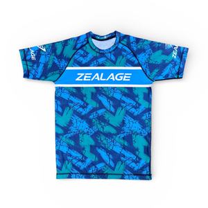 Rashguards personalizados para BJJ, grappling sin gi, MMA, jiu jitsu, con impresión por sublimación, hechos en Pakistán. - Product Image 1