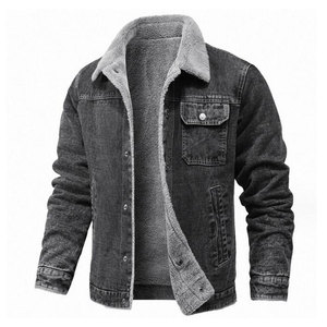 Latest Design <b>Jackets</b> and Coats Colors Jean <b>Jacket</b> Men <b>Denim</b> Plus Size Solid Turn-down Collar <b>Jacket</b> Men - Product Image 3