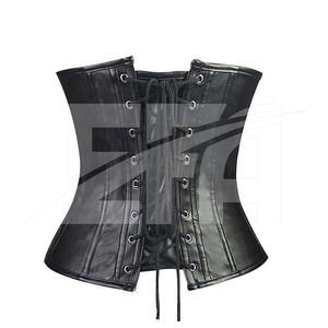 Corsé Personalizado para Mujer, Corsé para Usar en Invierno, Corsé Sexy de Cuero Gótico con Varillas de Acero, Tallas Grandes - Product Image 6