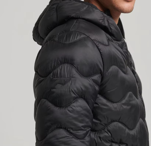 เสื้อแจ็คเก็ตพัฟเฟอร์คุณภาพสูงแบบสั่งทำพิเศษสำหรับผู้ชาย วัยรุ่น และเด็ก  ออกแบบสีและโลโก้ได้ตามต้องการ ป้องกันรอยยับ - Product Image 2