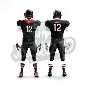 Uniforme de football américain de haute qualité à bas prix, fabriqué en 100 % polyester - Product Image 6