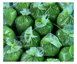 Feuilles de manioc congelées de qualité supérieure du Vietnam, vente en gros, export direct d'usine pour les ingrédients culinaires africains - Product Image 1