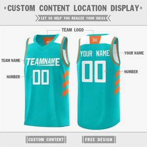 Maillot de basket personnalisé sublimé, col en V, sans manches, polyester respirant, uniforme d'équipe, adulte unisexe, toutes saisons - Product Image 2