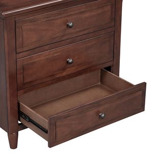 Comodino U_STYLE in Legno con 3 Cassetti e Unità di Stoccaggio - Product Image 5