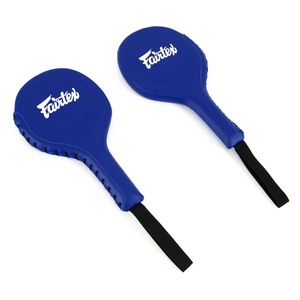 Premium Leather High-End Boxing Punching Paddle Wholesale Boxing Training Fairtex Kicking Paddle Custom Logo Kickboxing Paddles - Product Image 2