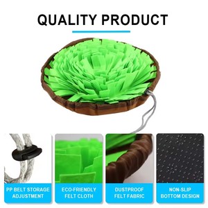 Tapis de reniflement personnalisé en feutre pour animaux de compagnie, puzzle interactif pour chien, tapis d'entraînement à la recherche de senteurs, mangeoire lente 36x10cm pour chiens de petite et grande taille - Product Image 5