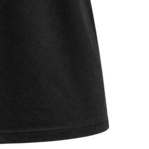 Camiseta Negra JJ Bordada para Mujer, Cuello Redondo, Manga Corta, Corte Ajustado, Informal, Ligera, Mezcla de Algodón, para el Día a Día Moderno - Product Image 6
